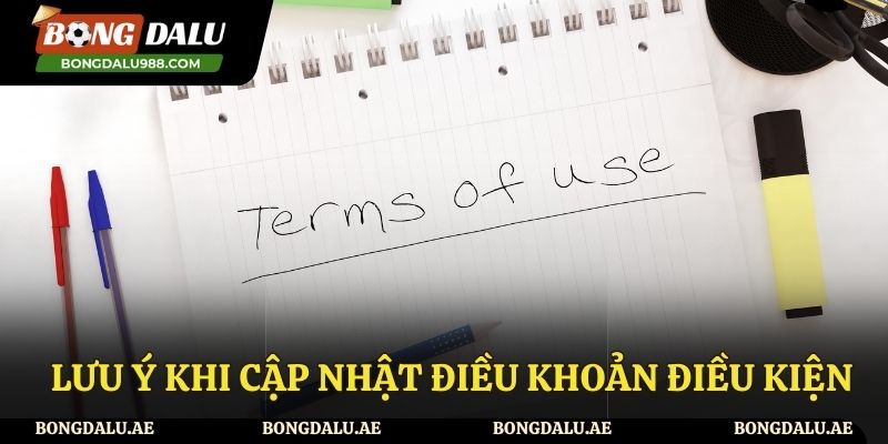 Một số lưu ý về điều khoản sử dụng tại trang web
